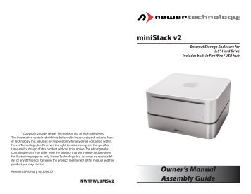Owner's Manual Assembly Guide miniStack v2 - Newer Technology