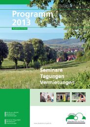 Programmheft (zum Download) - Akademie im Park