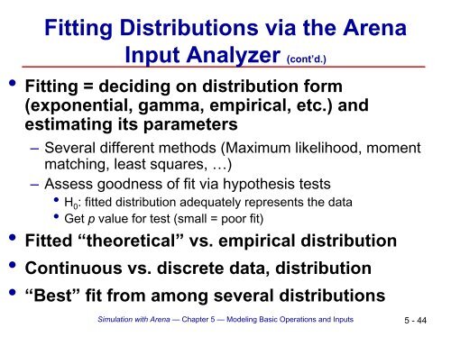 Simulation with Arena