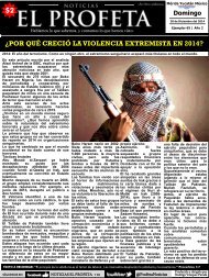 Noticias El Profeta 28 Diciembre 2014 Ejemplar 65