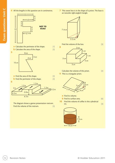 Exam style questions - Hodder Plus Home