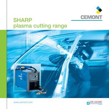 SHARP plasma cutting range - Cemont