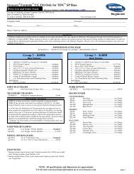 TDX SP w/Tilt order form - Phc-online.com