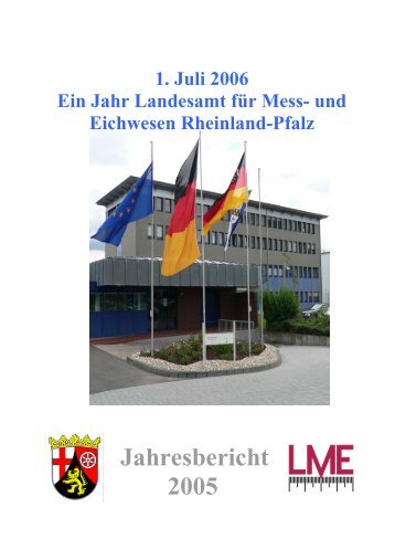 Jahresbericht 2005 - Landesamt fÃ¼r Mess - in Rheinland-Pfalz