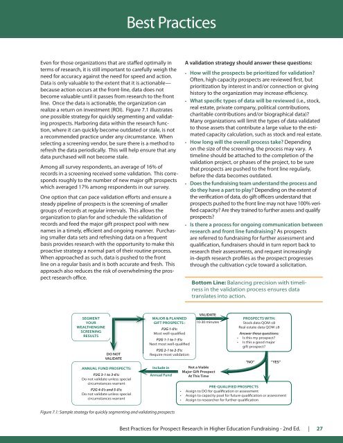 WealthEngine Best Practices in Higher Education for Prospect ...