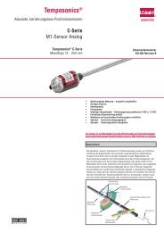 Temposonics® - MTS Sensors