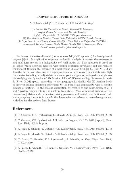 Joint Institute for Nuclear Research Relativistic ... - Index of - JINR