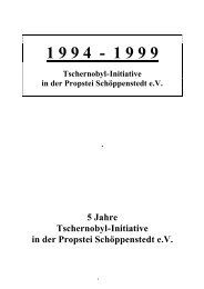 PDF-Datei mit Bildern - Tschernobyl-Initiative Propstei SchÃ¶ppenstedt