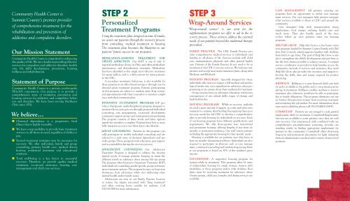 Download our Mission Brochure - Community Health Center