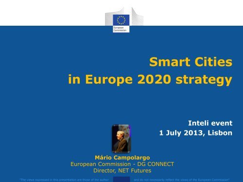 Smart Cities in Europe 2020 strategy - inteli