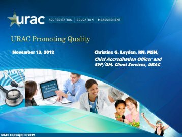 URAC Accreditation & Quality Measures - NC Council of Community ...