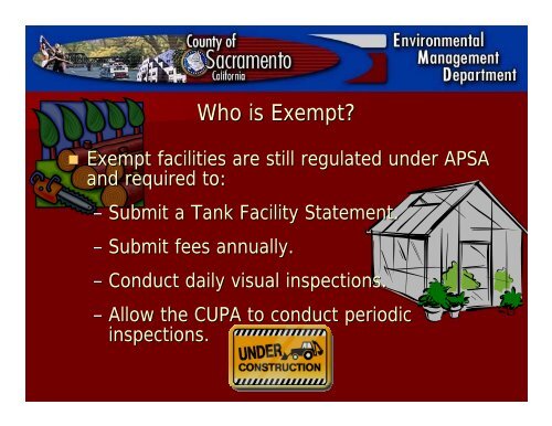 APSA - Environmental Management Department, Sacramento County
