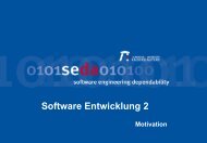 Was ist Software? - Software Engineering: Dependability