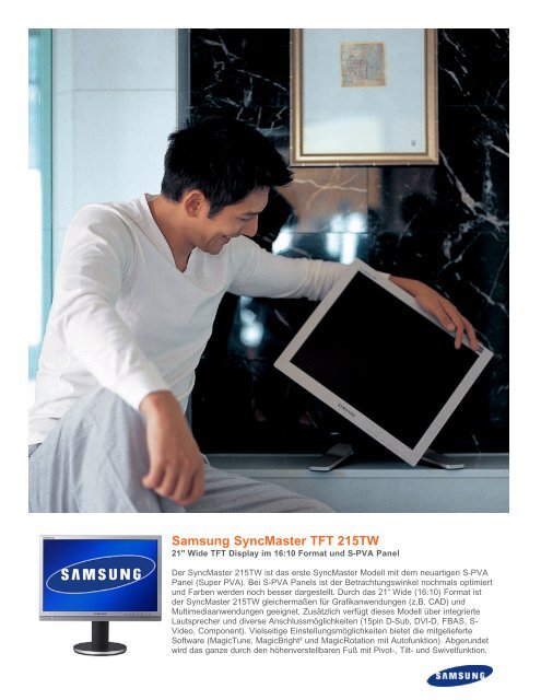 Samsung SyncMaster TFT 215TW