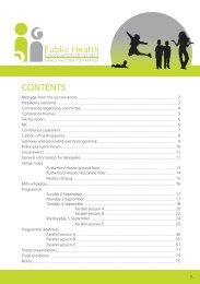 Programme - Public Health Association of New Zealand