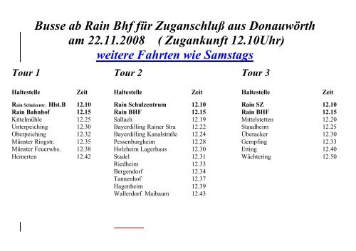 Schulbus Rain II - VDR