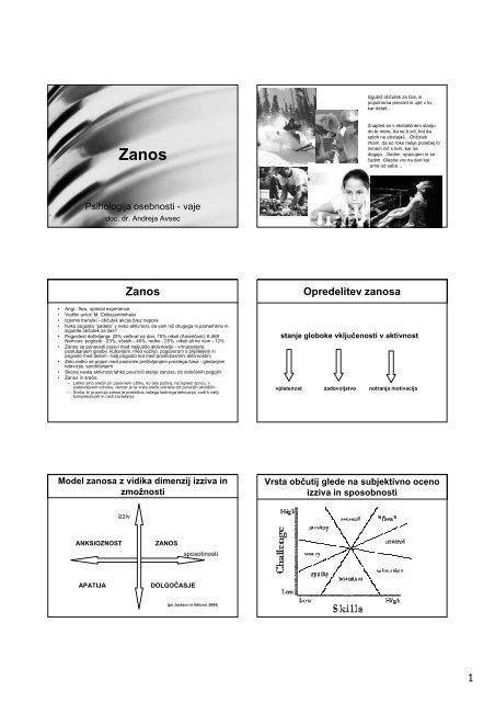 Zanos - psiha.net