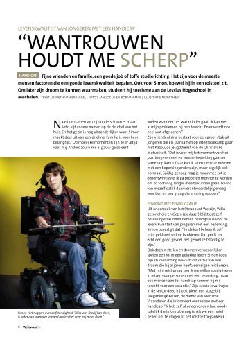 Levenskwaliteit van jongeren met een handicap - Weliswaar