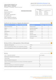 Informationsblatt zur BKK Braun-Gillette