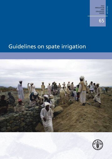 Guidelines on spate irrigation â¢ FAO, 2010 - Hydrology.nl