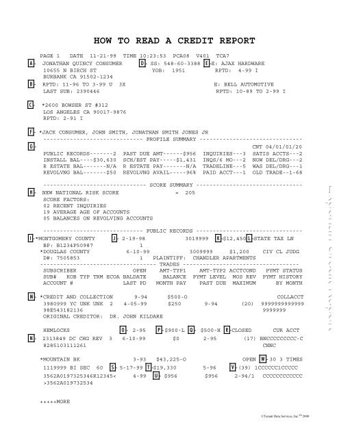 How to Read a Credit Report: A Step-by-Step Guide