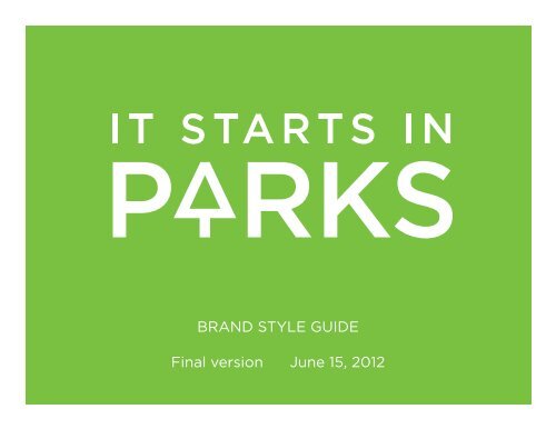 Style Guide - Florida Recreation and Park Association