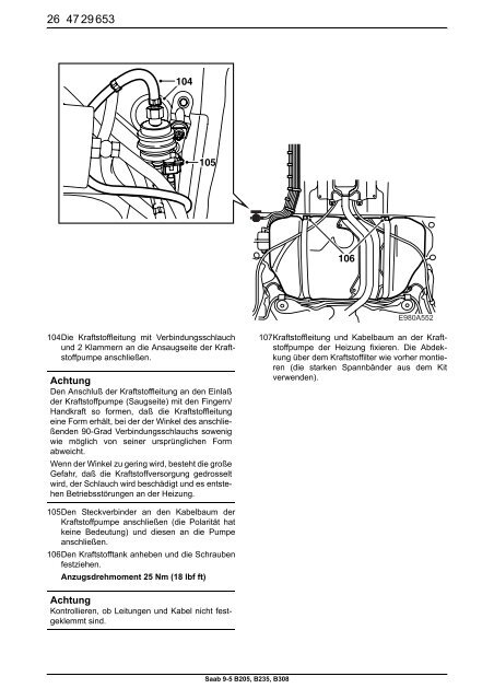 Saab 9-5 B205,  B235, B308 - SaabDocs.com