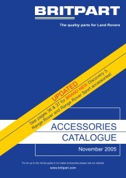 ACCESSORIES CATALOGUE - LandRoverwinkel.nl