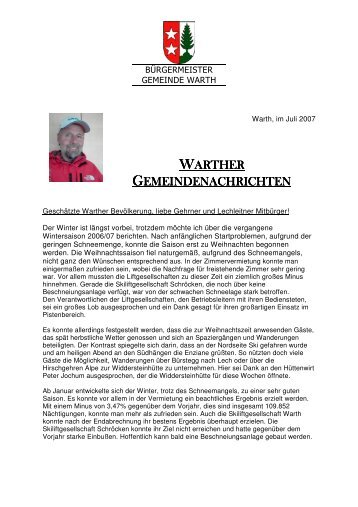 2007 Gemeindenachrichten 07.pdf - Gemeinden Warth und SchrÃ¶cken