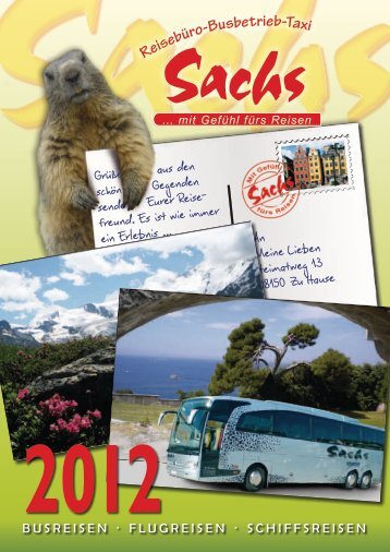 2012 - Reisebüro - Busbetrieb Sachs