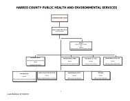 s Organizational Chart - Harris County Public Health and ...