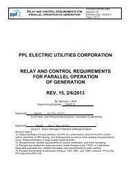 Relay and Control Requirements for Parallel Operation of Generation