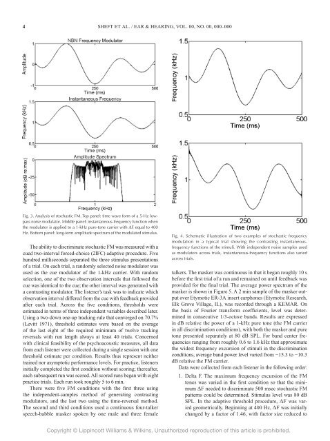 Effects of Age and Hearing Loss on the ... - Rush University