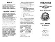 Habilitation Services - Franklin County Court of Common Pleas