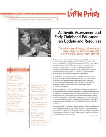 Authentic Assessment and Early Childhood Educationâ an Update ...