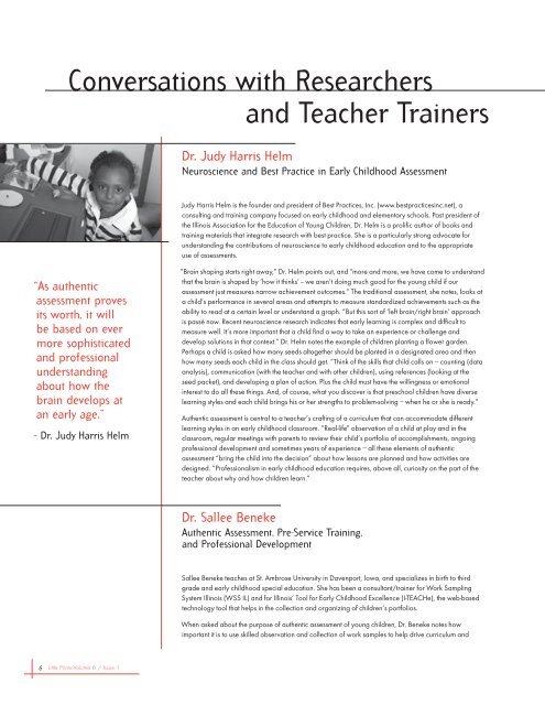 Authentic Assessment and Early Childhood Educationâ an Update ...