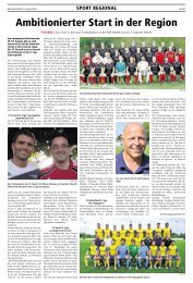 Wiler Nachrichten - FC Tobel-Affeltrangen