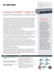FortiGate/FortiWiFi-50B/51B Datasheet - L4 Networks