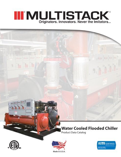 Water Cooled Flooded Chiller - Multistack