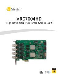 VRC7004HD Product Brief - Stretch Inc
