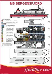 MS BERGENSFJORD - Fjord Line