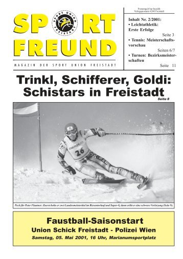 Trinkl, Schifferer, Goldi: Schistars in Freistadt - SPORT UNION ...