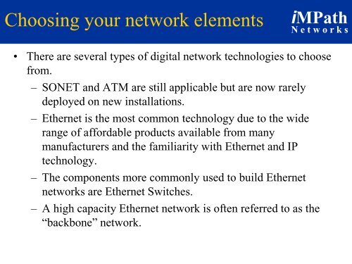 Multicast Tutor - iMPath Networks