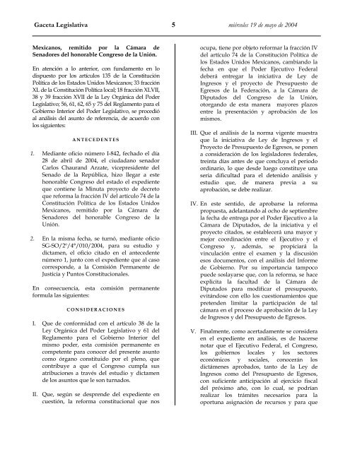 Gaceta Legislativa - H. Congreso del Estado de Veracruz