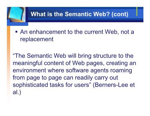 The Semantic Web