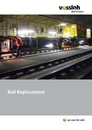 Rail Replacement - Stahlberg Roensch GmbH & Co. KG