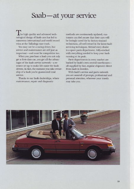 Saab 900 1988 (Australia) - Saab 900 Convertible 86-94