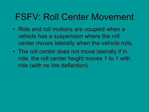 Collegiate Design Series Suspension 101 - SAE