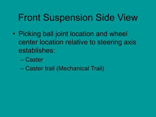 Collegiate Design Series Suspension 101 - SAE