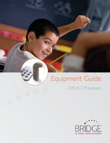 Equipment Guide - cochlear implant HELP